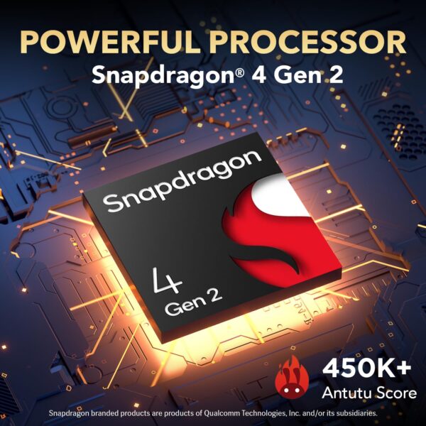 Lava Blaze Dragon (Golden Mist, 4+4*GB RAM, 128 GB)|Snapdragon 4Gen2 (450K+ Antutu)| 120Hz Refresh Rate | UFS 3.1 Storage | 50MP AI Camera| Premium Glossy Back | 5000mAh Battery| 18W Fast Charging - Image 2