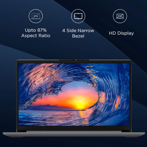 Lenovo Ideapad 1 N4500 15.6 Inch (39.6Cm) HD Laptop (8GB RAM/512GB SSD/Windows 11/Intel/3 Month Game Pass/Grey/1.55Kg), 82LX00F7IN - Image 2