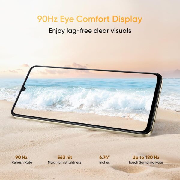 realme NARZO 80 Lite 4G (Obsidian Black, 4GB+64GB) | 6300mAh Segment's Biggest Battery | 7.94mm Slim Design | 300% Ultra Volume | Pulse Light: 9 Colors, 5 Glow Modes | Ai Assist - Image 12