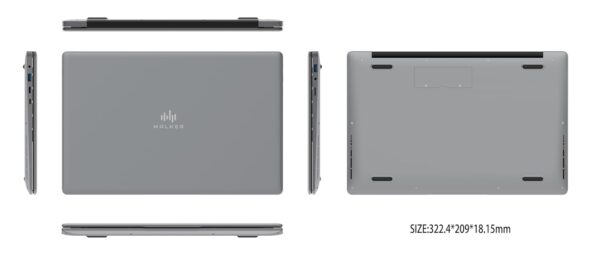 Walker Best Student &Office Work Laptop|Thin & Light|14.1" 1920 * 1080 Resolution FHD IPS Display |4GB RAM,128GB SSD|Celeron Processor N4020 (Gemini Lake)| Windows 11 Home | Silver - Image 3