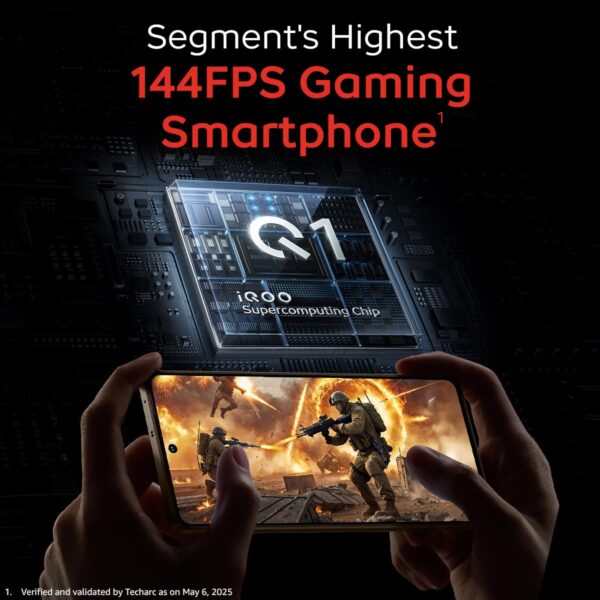 iQOO Neo 10 (Titanium Chrome, 8GB RAM, 256GB Storage) | Snapdragon 8s Gen 4 Processor & SuperComputing Chip Q1 | 7000 mAh Battery | Segment’s Highest 144 FPS Gaming Smartphone - Image 3