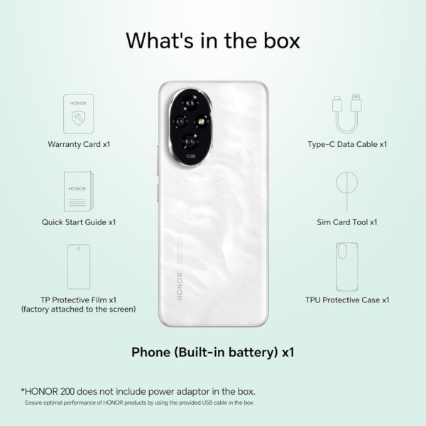 HONOR 200 5G (8GB+256GB, Moonlight White) – 50MP+50MP+12MP Triple Camera with Dual OIS | 50MP Selfie | Quad-Curved AMOLED Display | AI-Powered MagicOS 9.0 | Without Charger - Image 4