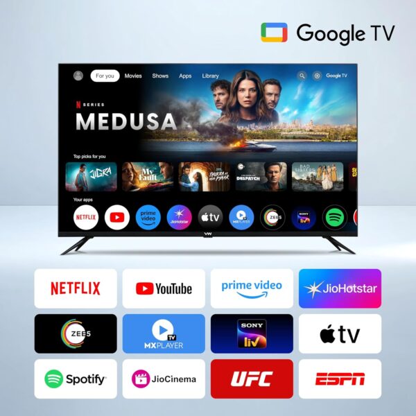 VW 109 cm (43 inches) Pro Series 4K Ultra HD Smart QLED Google TV VW43GQ1 - Image 4