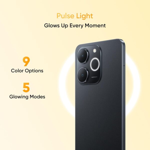realme NARZO 80 Lite 4G (Obsidian Black, 4GB+64GB) | 6300mAh Segment's Biggest Battery | 7.94mm Slim Design | 300% Ultra Volume | Pulse Light: 9 Colors, 5 Glow Modes | Ai Assist - Image 6