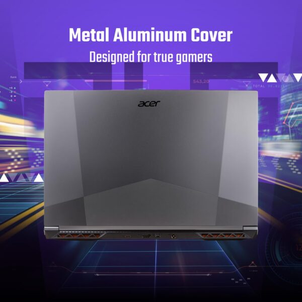 Acer ALG, Intel Core i7-13th Gen 13620H Processor, NVIDIA GeForce RTX 3050-6GB(16GB/512GB) FHD, 39.62cm(15.6"), 144Hz, Windows 11 Home, Steel Gray, 1.99KG, AL15G-53, Premium Metal Body,Gaming Laptop - Image 9